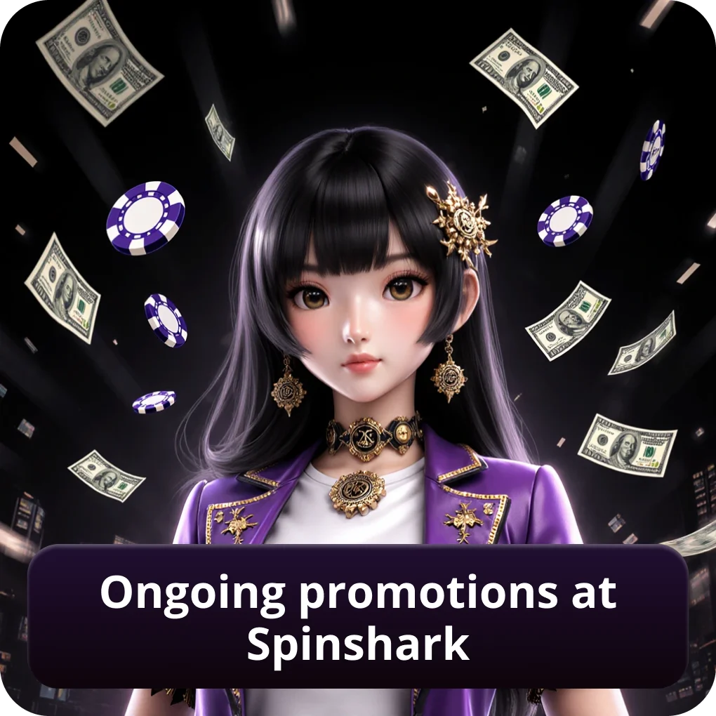 Ongoing promotions at Spinshark weekly calendar Ongoing promotions at Spinshark