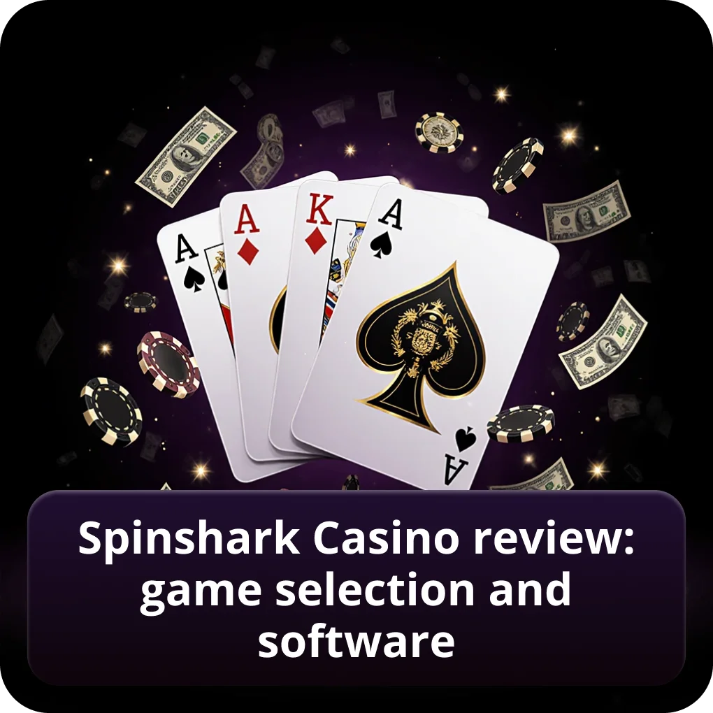 Spinshark Casino Review: Game selection and software slots Spinshark Casino Review: Game selection and software